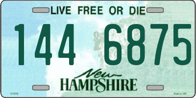 NH license plate 1446875