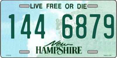 NH license plate 1446879