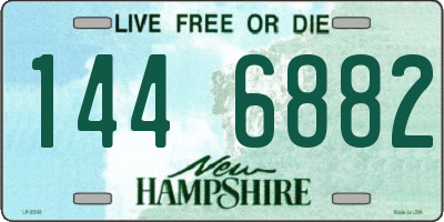 NH license plate 1446882