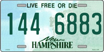 NH license plate 1446883