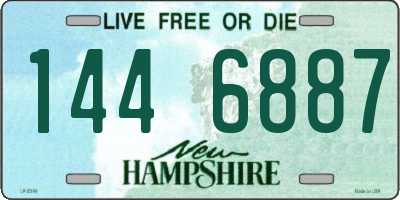NH license plate 1446887