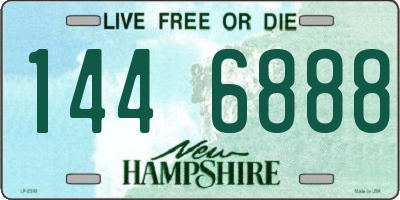 NH license plate 1446888
