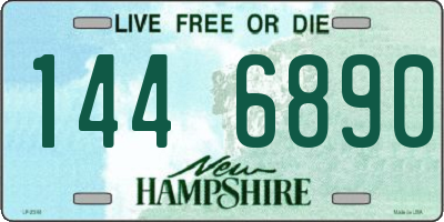 NH license plate 1446890