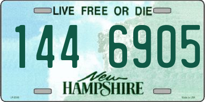 NH license plate 1446905