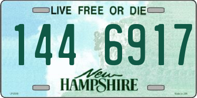 NH license plate 1446917