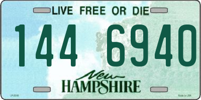 NH license plate 1446940