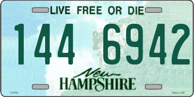 NH license plate 1446942