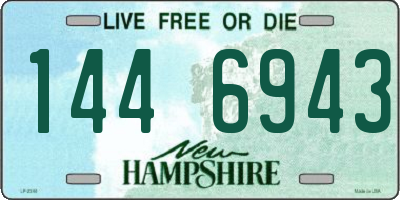 NH license plate 1446943