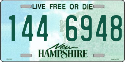 NH license plate 1446948
