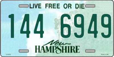NH license plate 1446949