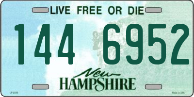 NH license plate 1446952