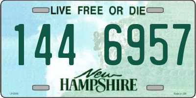 NH license plate 1446957