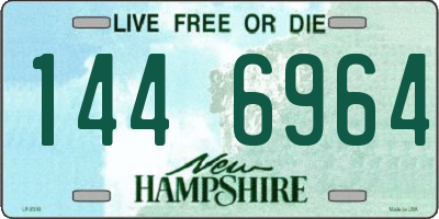 NH license plate 1446964