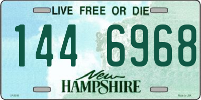 NH license plate 1446968