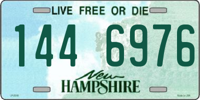 NH license plate 1446976