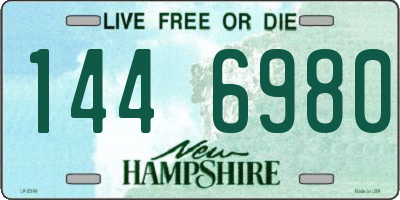 NH license plate 1446980