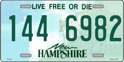 NH license plate 1446982