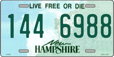 NH license plate 1446988