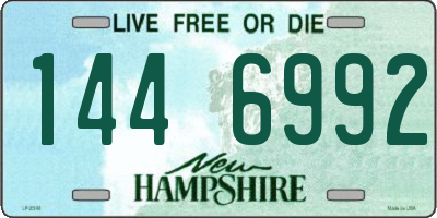 NH license plate 1446992