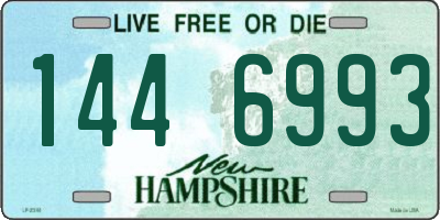 NH license plate 1446993
