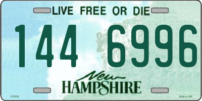 NH license plate 1446996