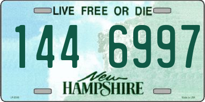 NH license plate 1446997