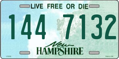 NH license plate 1447132