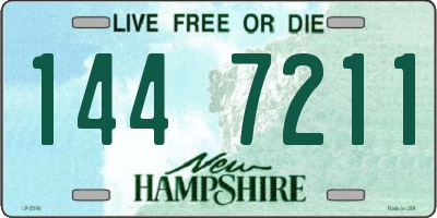 NH license plate 1447211