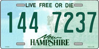 NH license plate 1447237