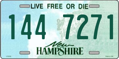 NH license plate 1447271