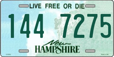 NH license plate 1447275
