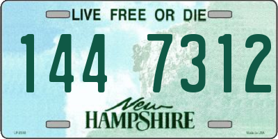 NH license plate 1447312