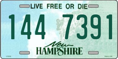 NH license plate 1447391