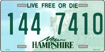 NH license plate 1447410