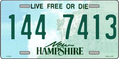 NH license plate 1447413