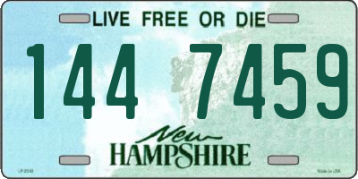 NH license plate 1447459