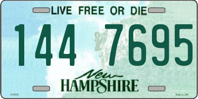 NH license plate 1447695