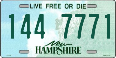 NH license plate 1447771
