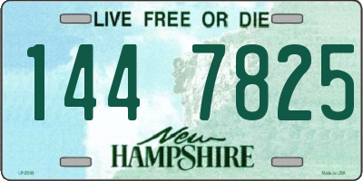 NH license plate 1447825