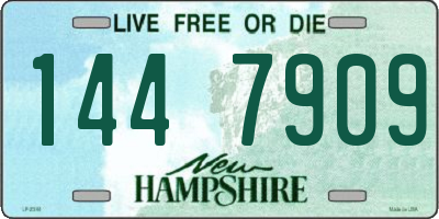 NH license plate 1447909