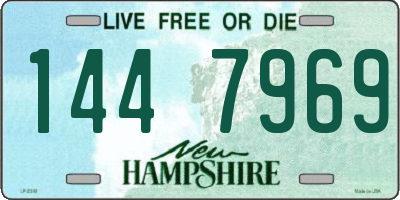 NH license plate 1447969