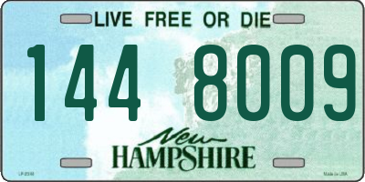 NH license plate 1448009