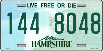 NH license plate 1448048
