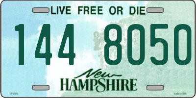 NH license plate 1448050