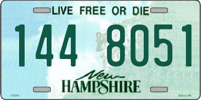 NH license plate 1448051