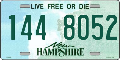 NH license plate 1448052