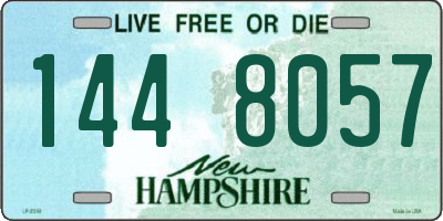 NH license plate 1448057