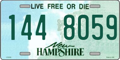 NH license plate 1448059