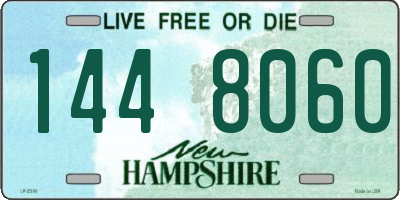 NH license plate 1448060