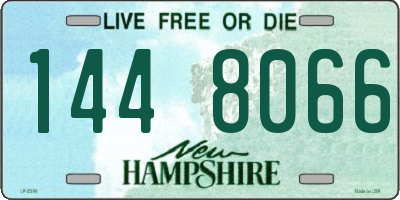 NH license plate 1448066
